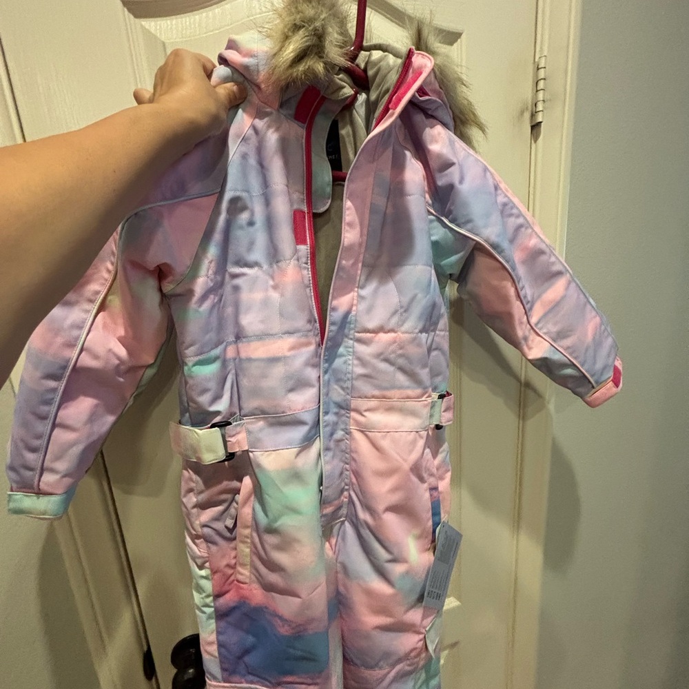 Kids Multicolor Snowsuit - Picture 2 of 12